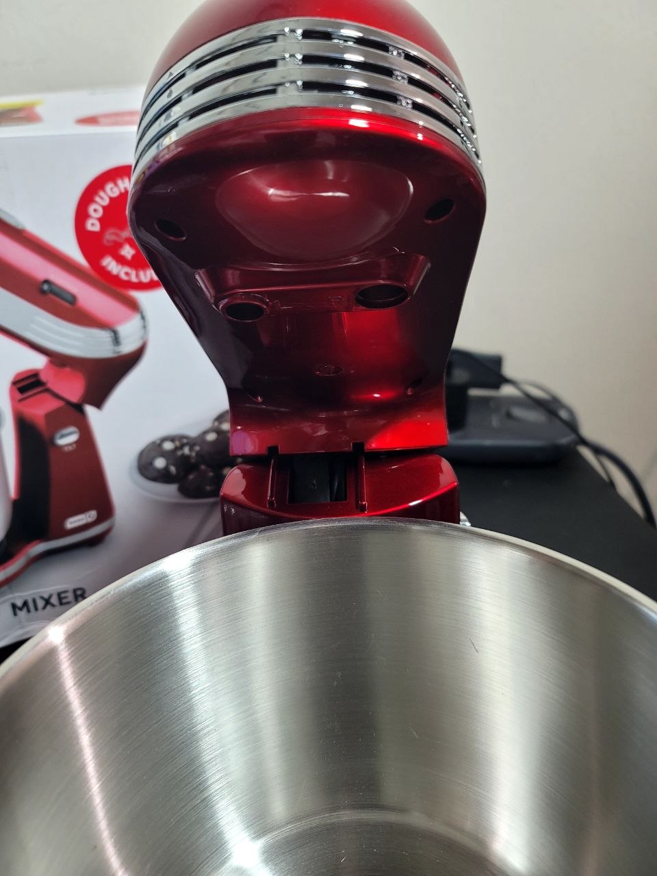 Dash Stand Mixer — Red & Chrome 3QT gallery image